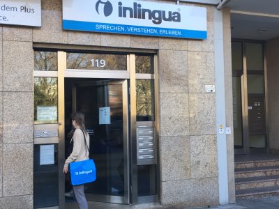 Foto vom Eingang der inlingua