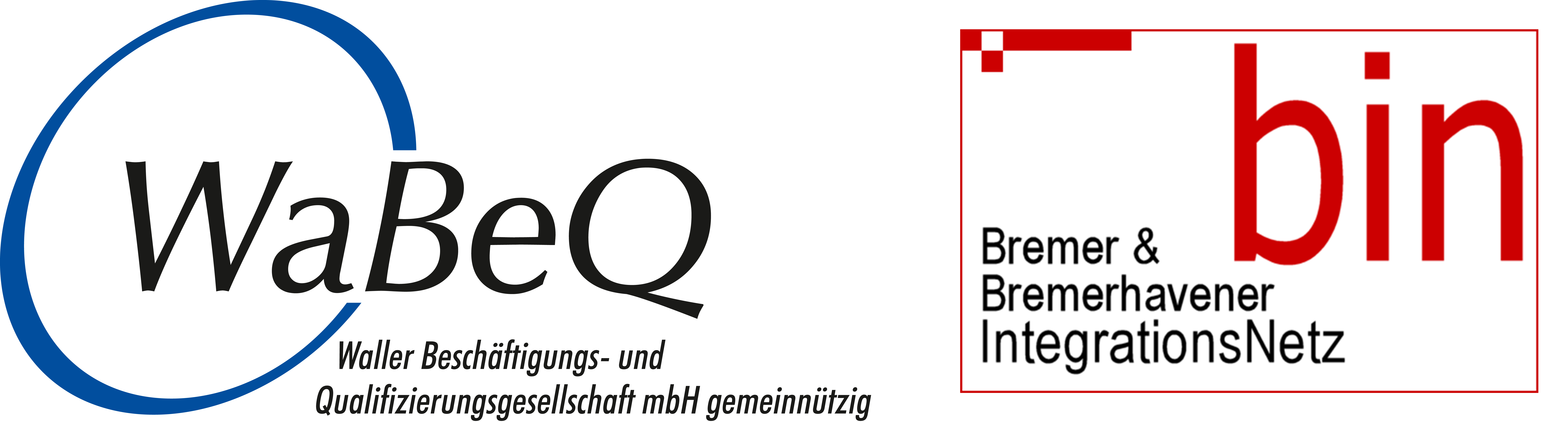Logos WaBeQ und bin
